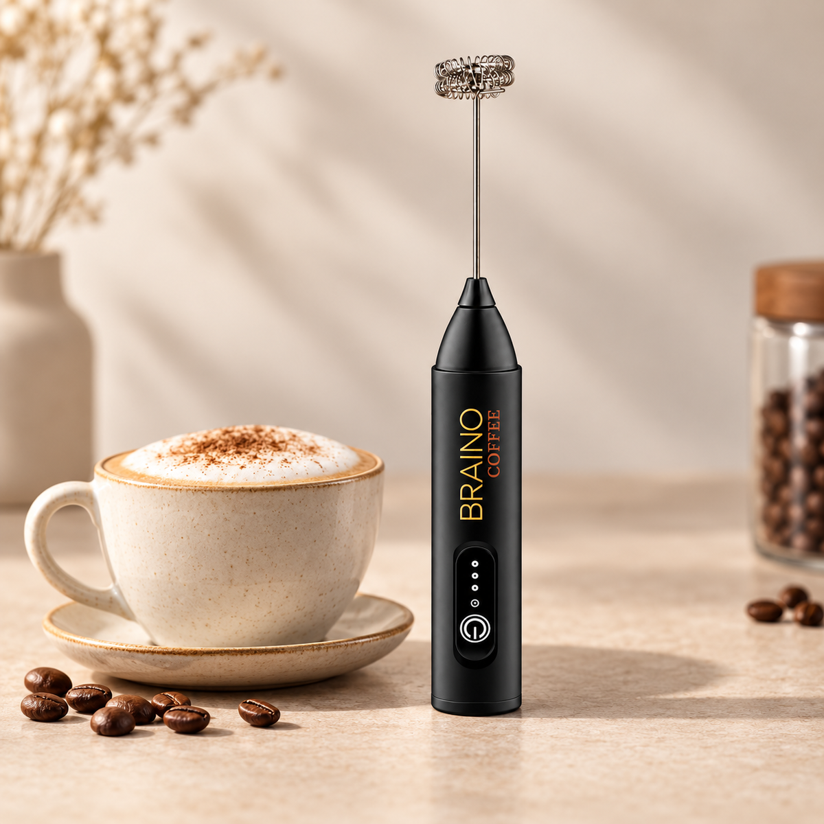 Electric Coffee Frother – Café-Style Foam in Seconds