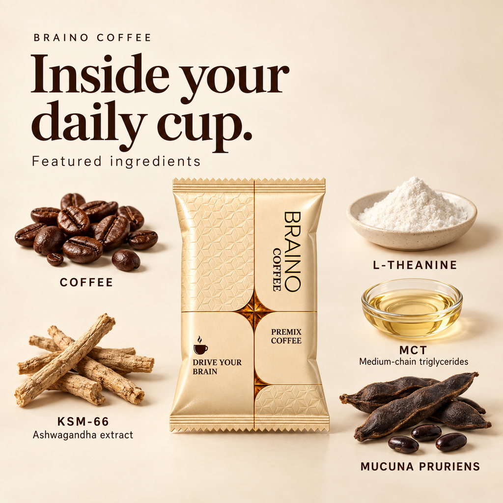 Braino Coffee | Functional Premix Coffee