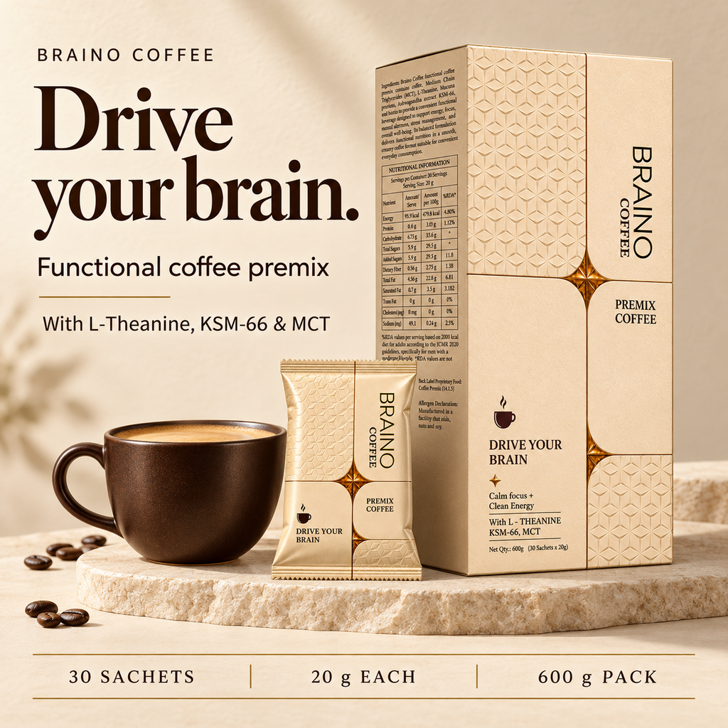 Braino Coffee | Functional Premix Coffee