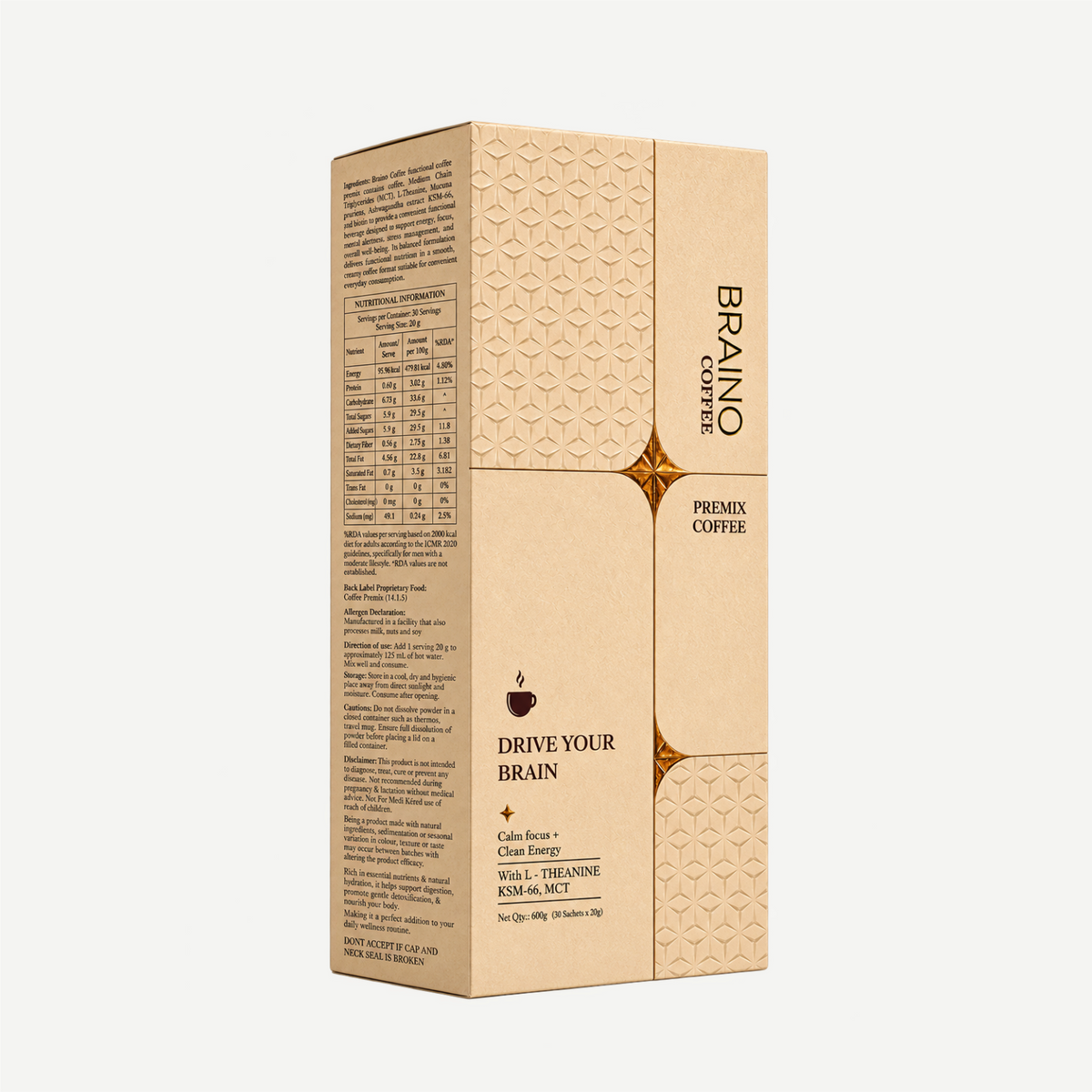 Braino Coffee | Functional Premix Coffee